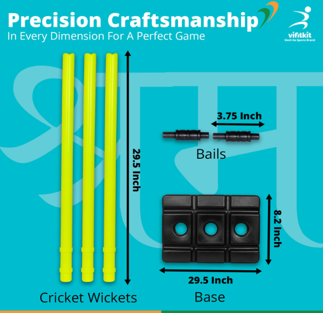 Plastic Cricket Stumps With Stand