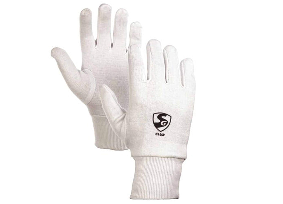 SG club Cricket inner Cotton gloves