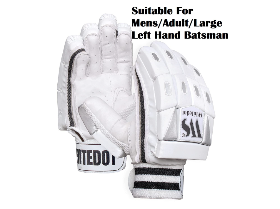 Whitedot Dot Left hand Cricket Batting Gloves